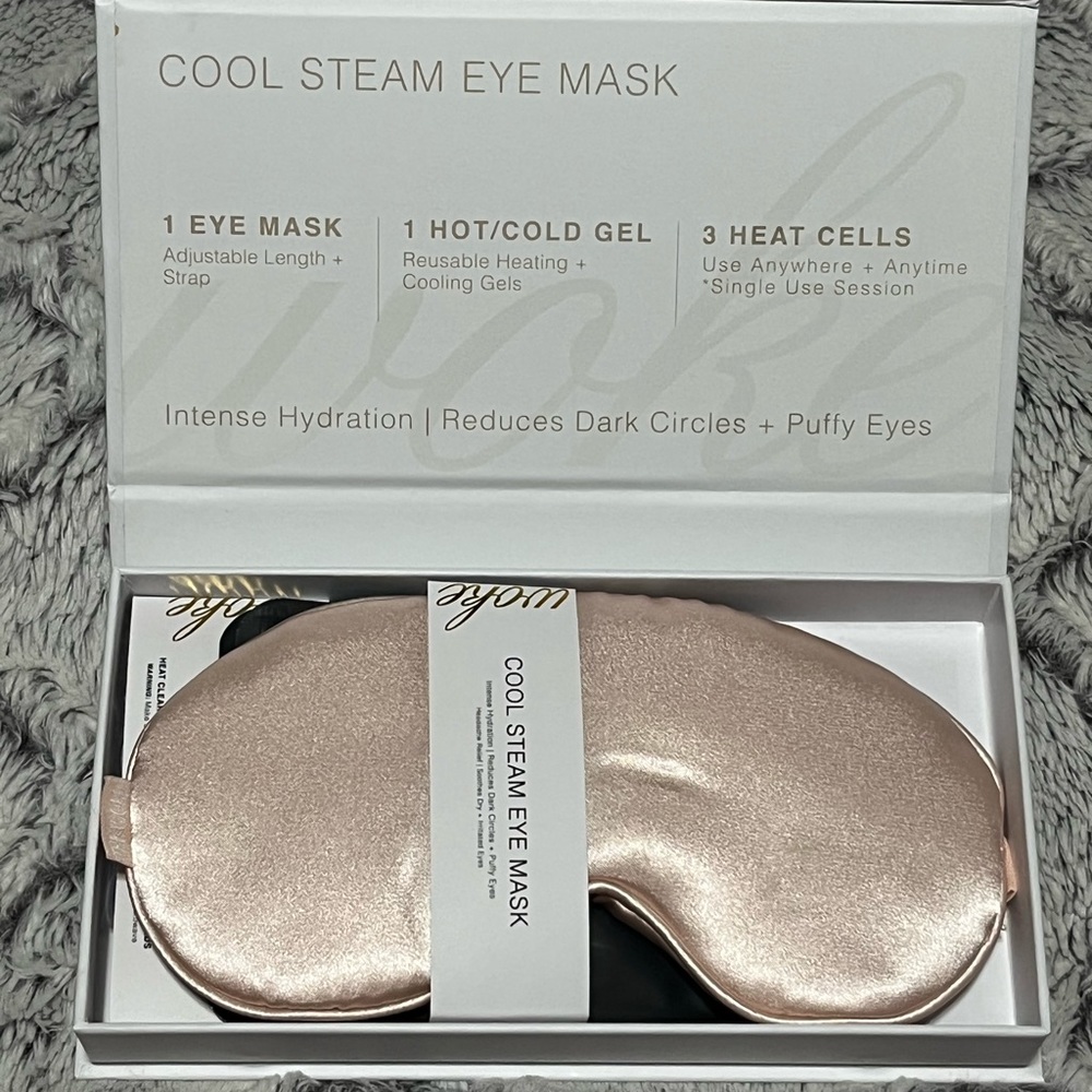 The Word Woke Cool Steam Eye Mask